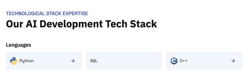AI Developer Languages