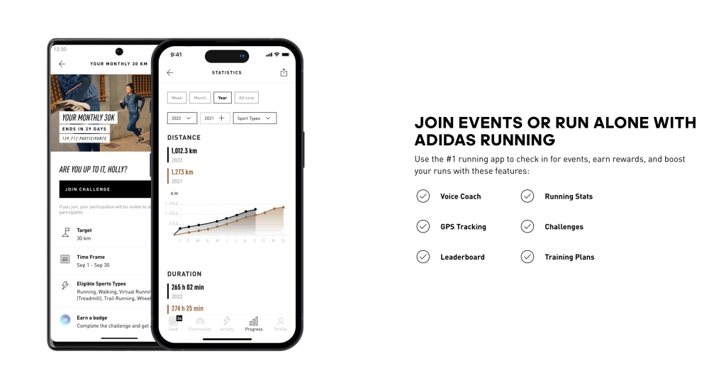 React Active App Runtastic