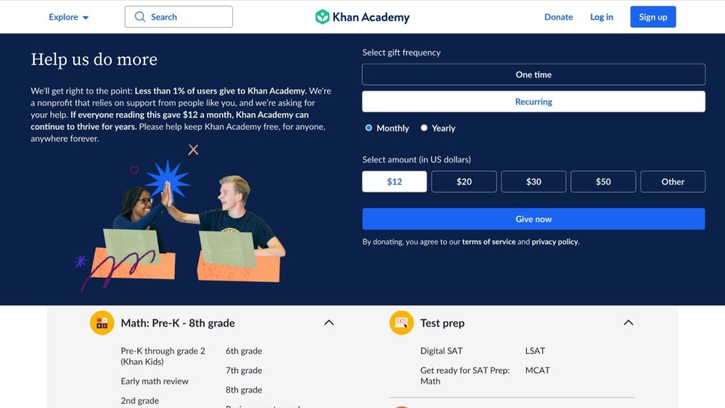 Educational Apps Khan Academy