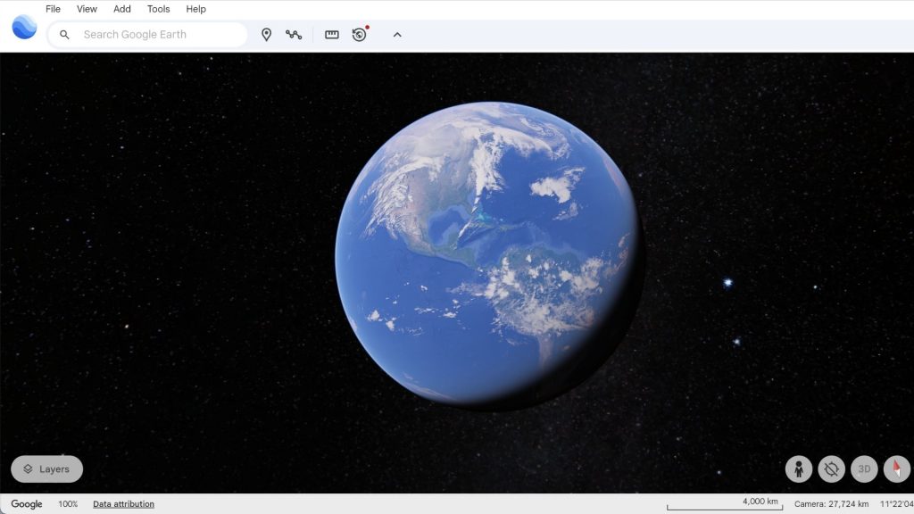 Interactive Website - Google Earth