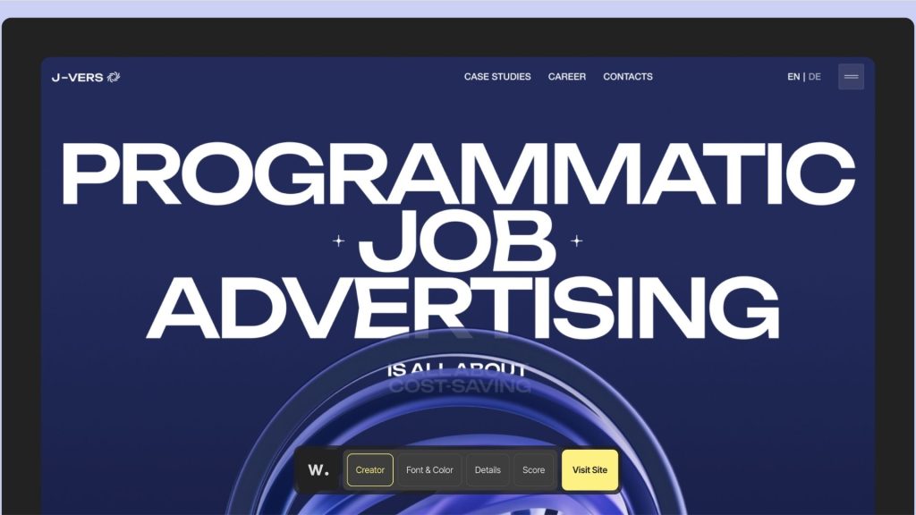 Interactive Website - Awwwards